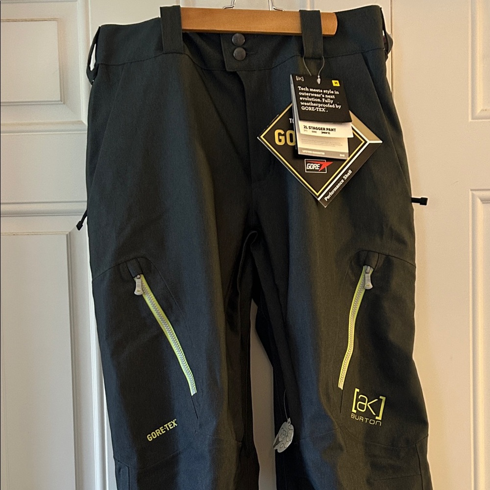 Burton Gore-Tex Pants with Lime Accents